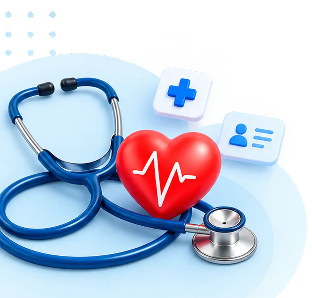 Healthcare Professional Doctor with Digital Health Tablet