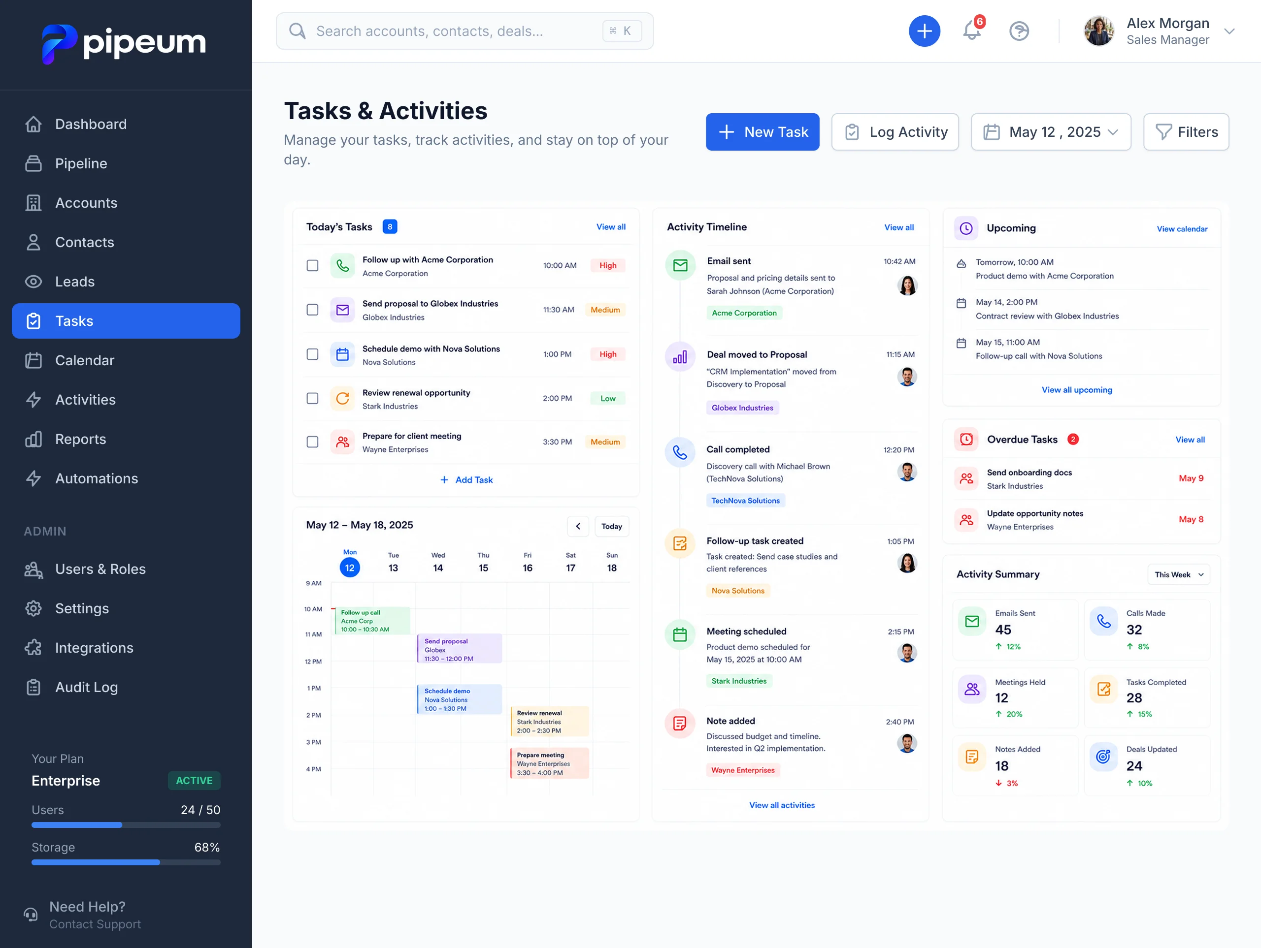 Pipeum Tasks