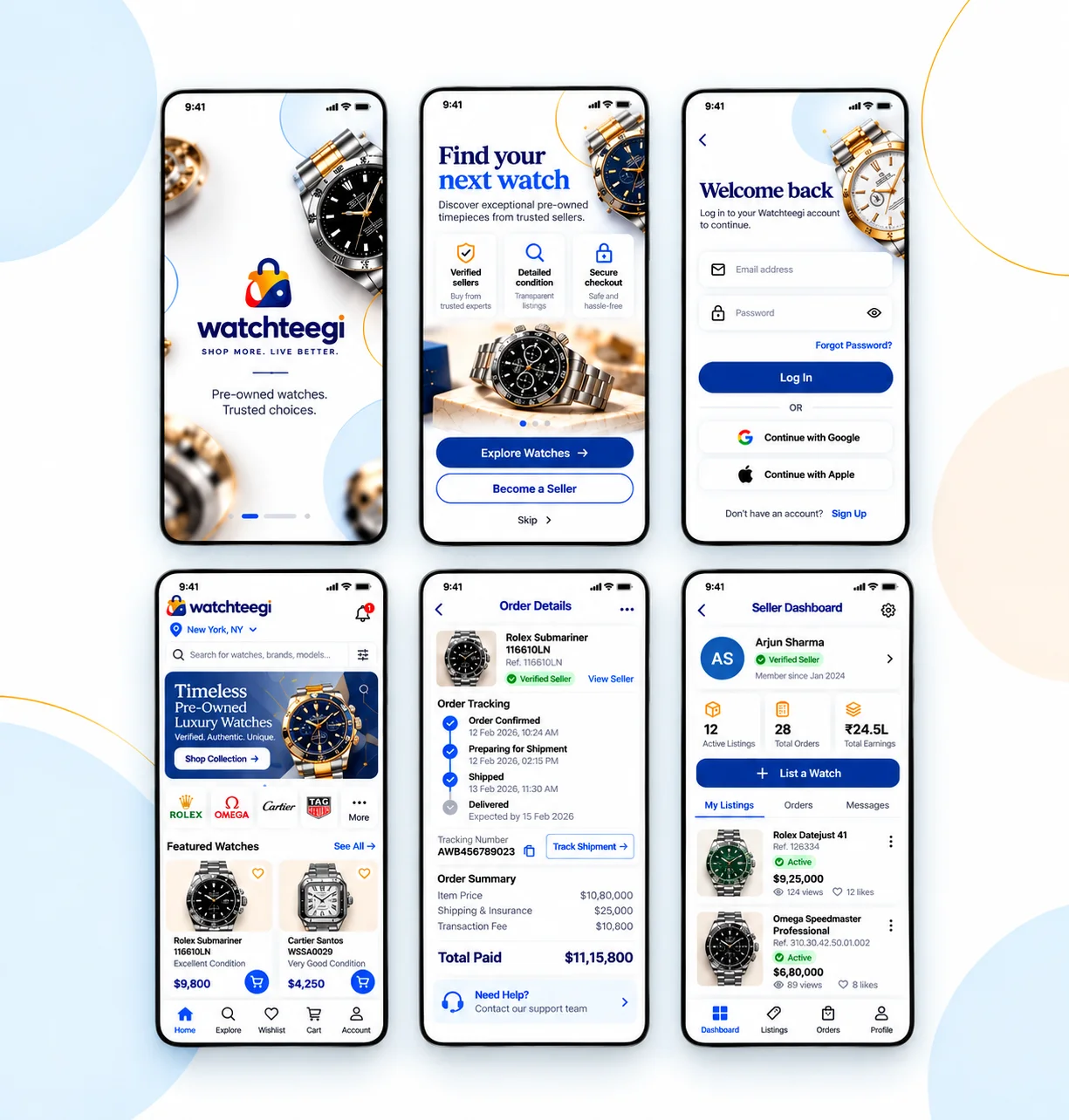 Watches UI/UX Gallery